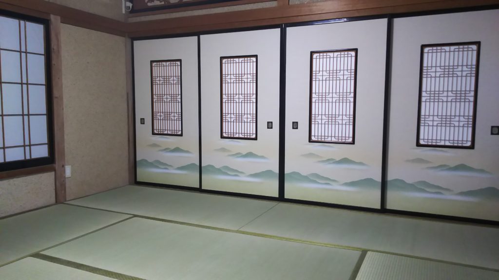 I様邸の畳と襖